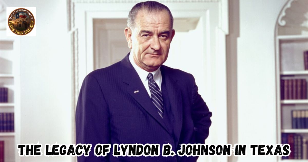 The Legacy of Lyndon B. Johnson in Texas featured image showing LBJ standing in his office in the Whitehouse.